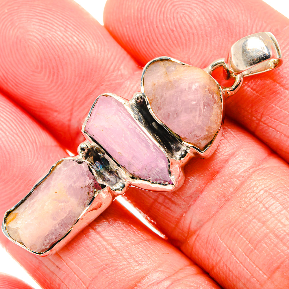 Kunzite Pendants handcrafted by Anasilvercos - PD36094