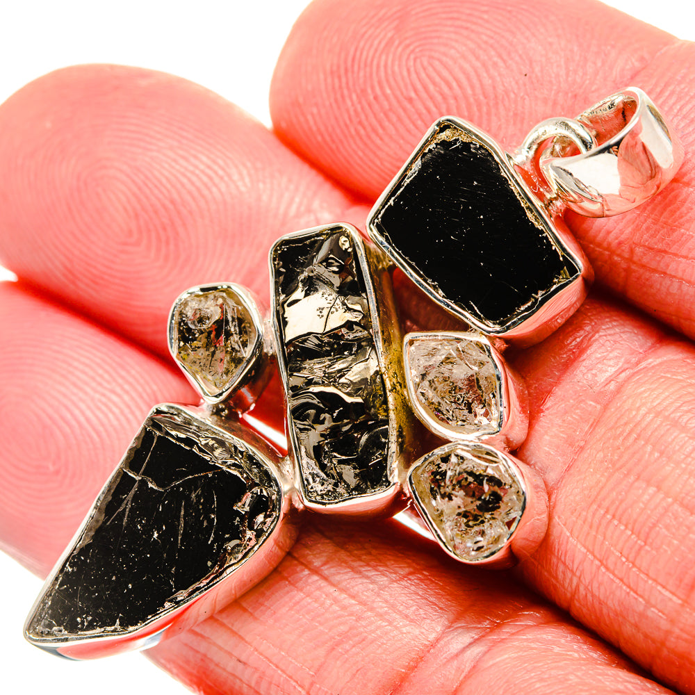 Shungite Pendants handcrafted by Anasilvercos - PD36096
