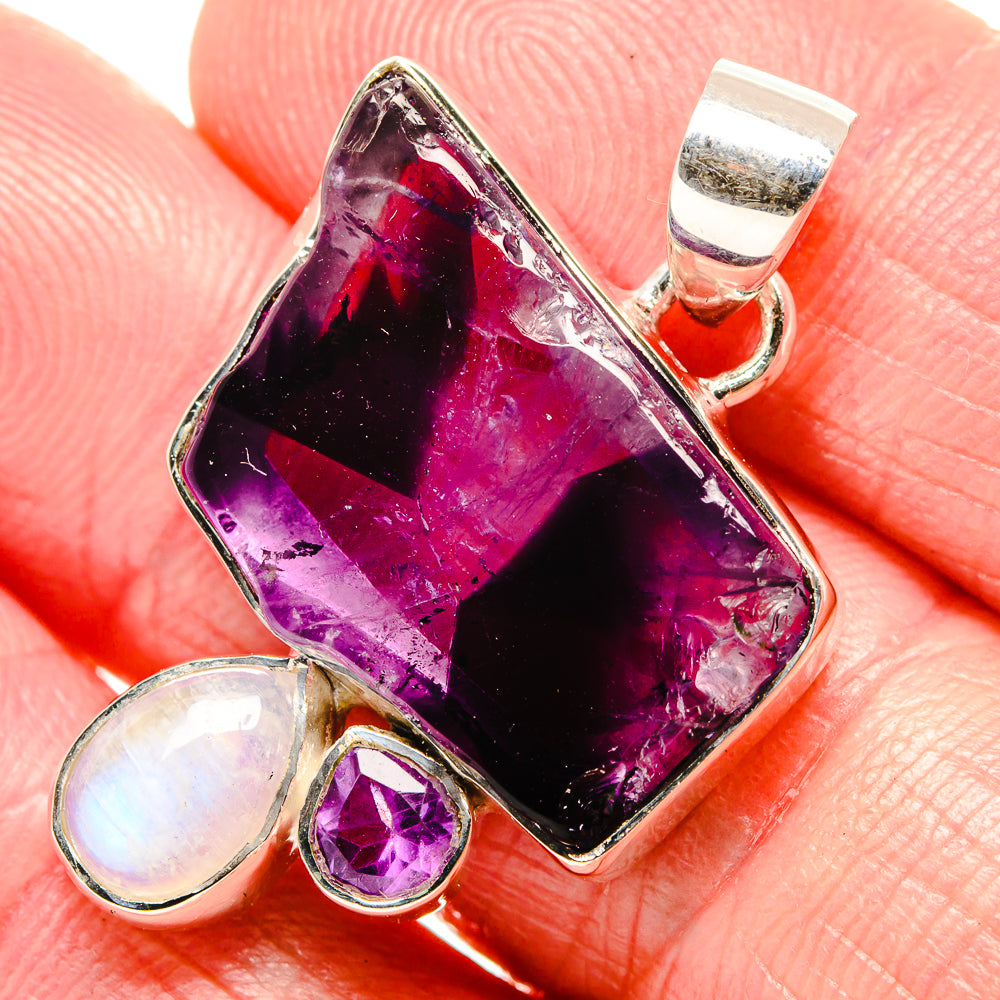 Amethyst Pendants handcrafted by Anasilvercos - PD36099