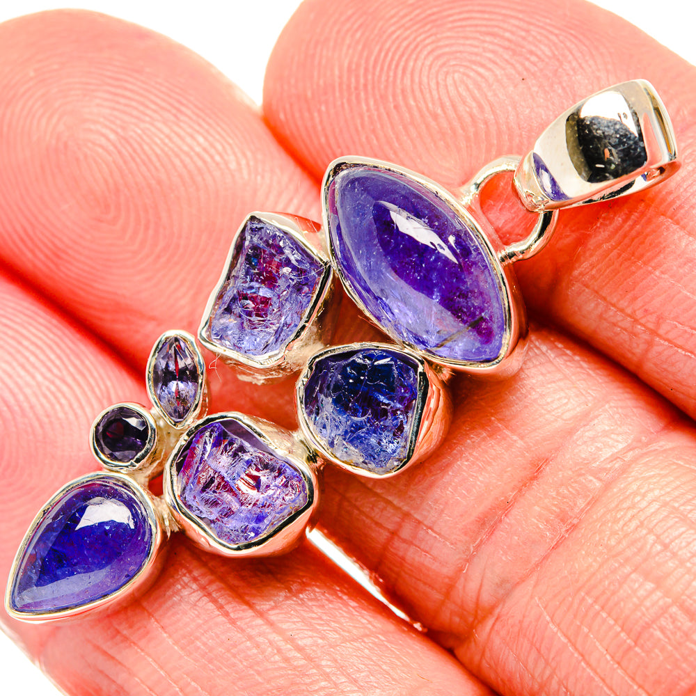 Tanzanite Pendants handcrafted by Anasilvercos - PD36102