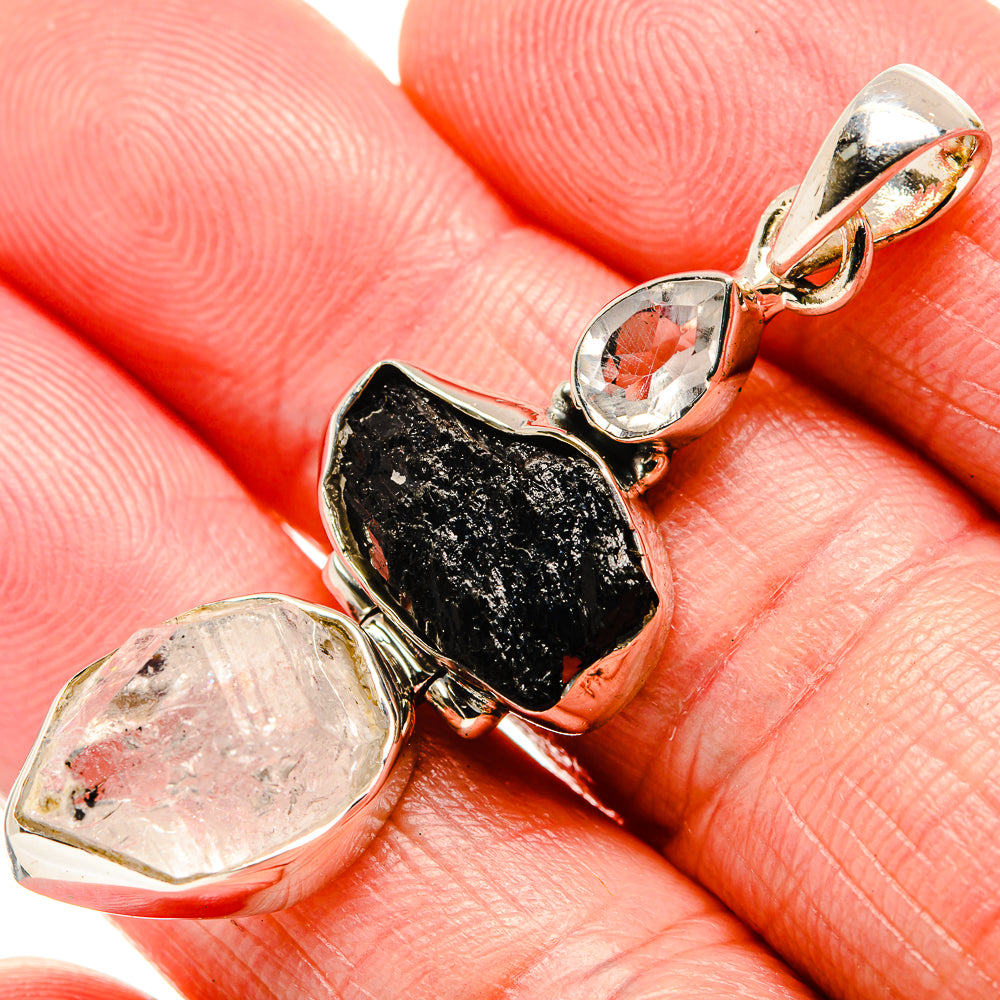 Herkimer Diamond Pendants handcrafted by Anasilvercos - PD36103