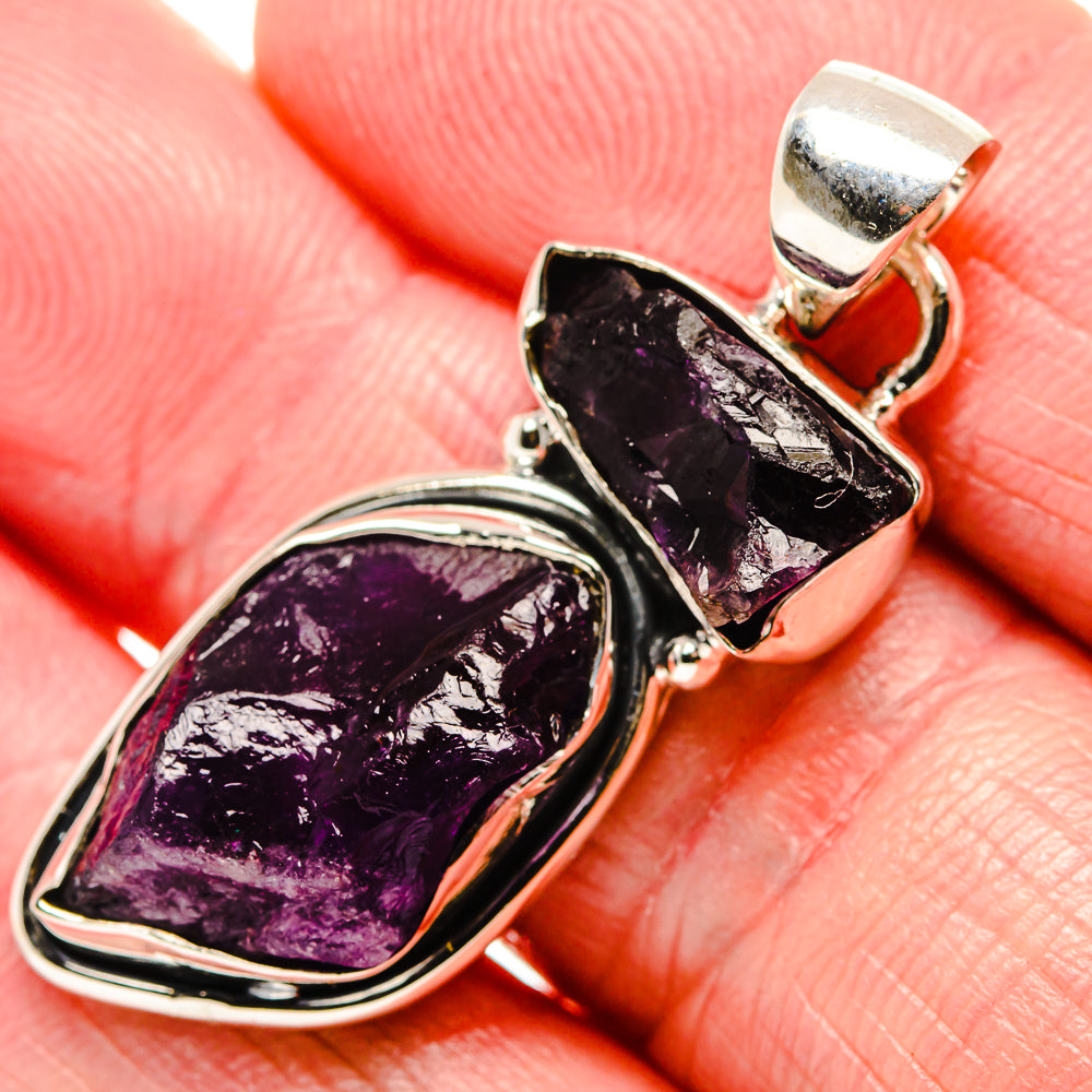 Amethyst Pendants handcrafted by Anasilvercos - PD36116