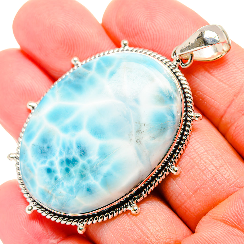 Larimar Pendants handcrafted by Anasilvercos - PD36136