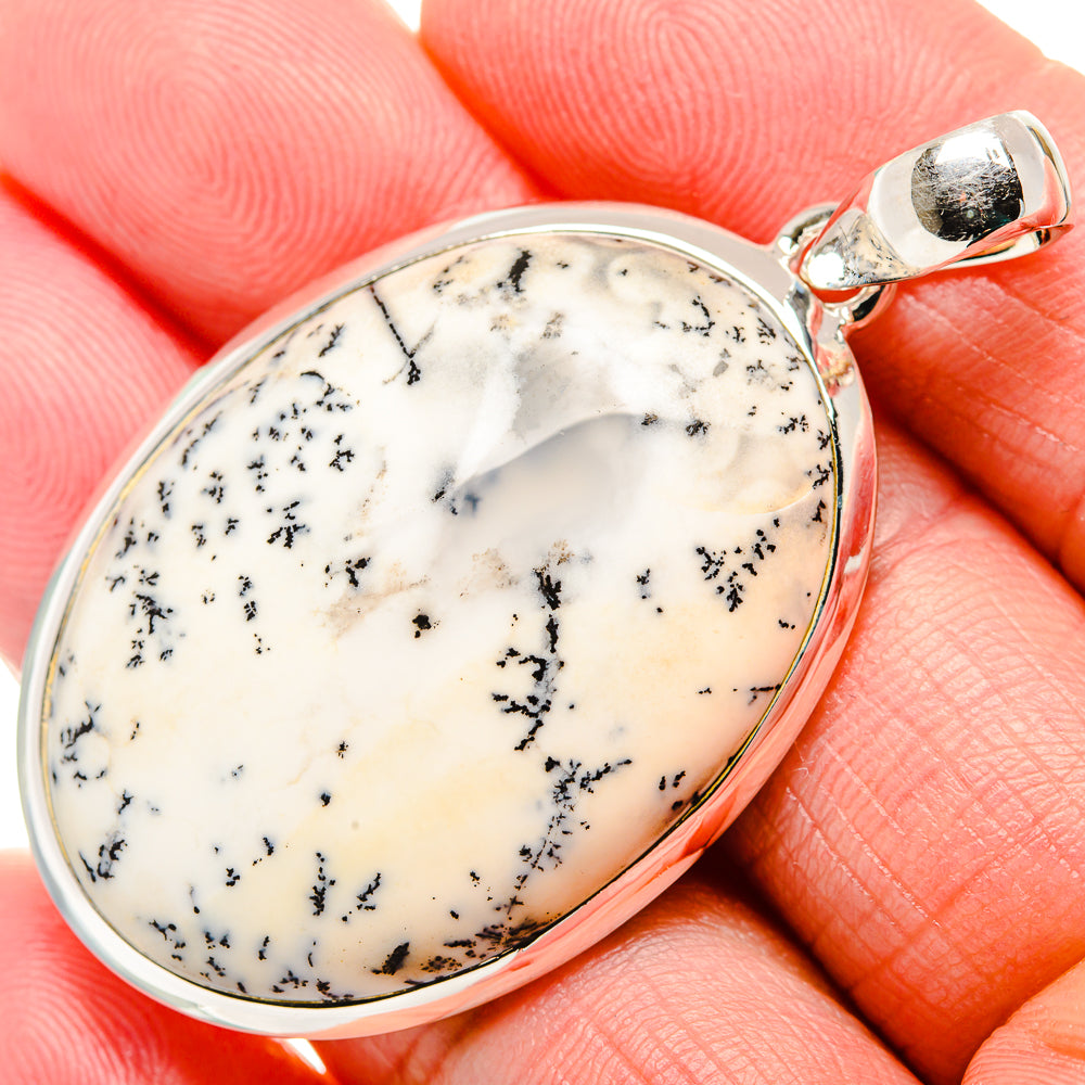 Dendritic Opal Pendants handcrafted by Anasilvercos - PD36145