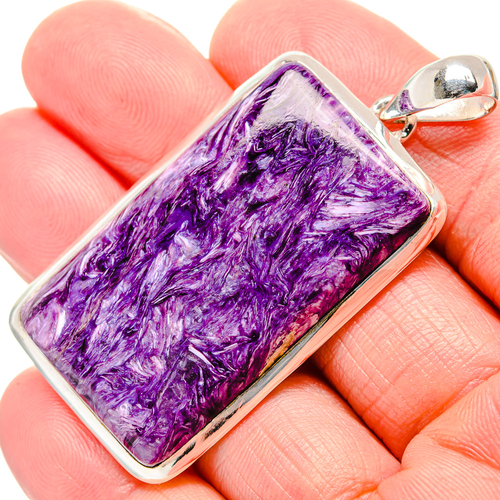 Charoite Pendants handcrafted by Anasilvercos - PD36148