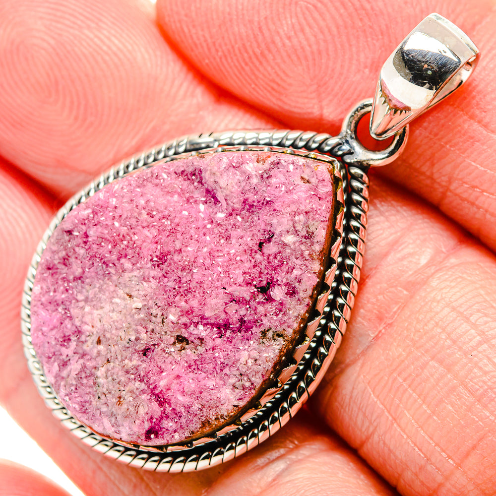 Pink Tourmaline Pendants handcrafted by Anasilvercos - PD36162