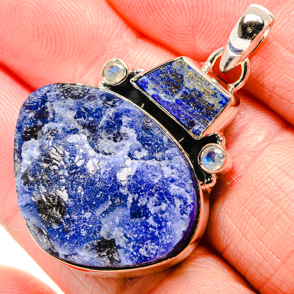 Sodalite Pendants handcrafted by Anasilvercos - PD36166