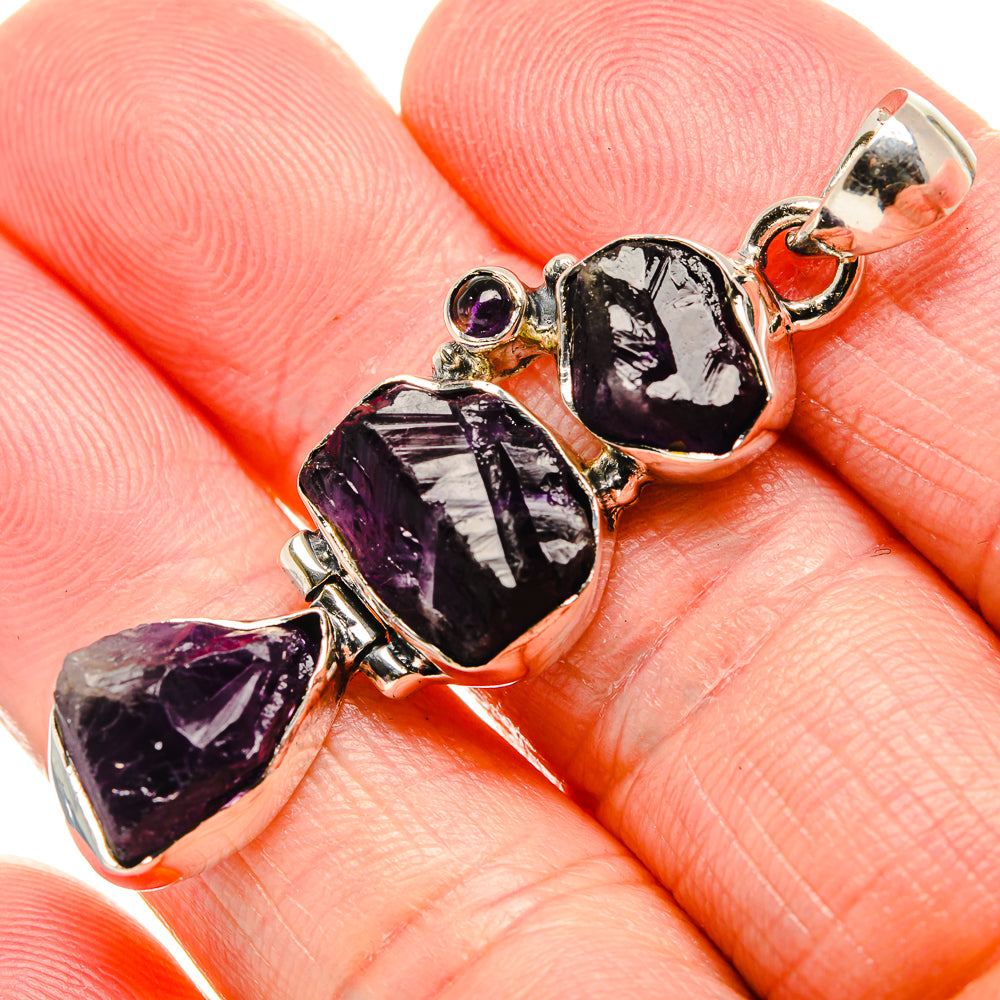 Amethyst Pendants handcrafted by Anasilvercos - PD36187
