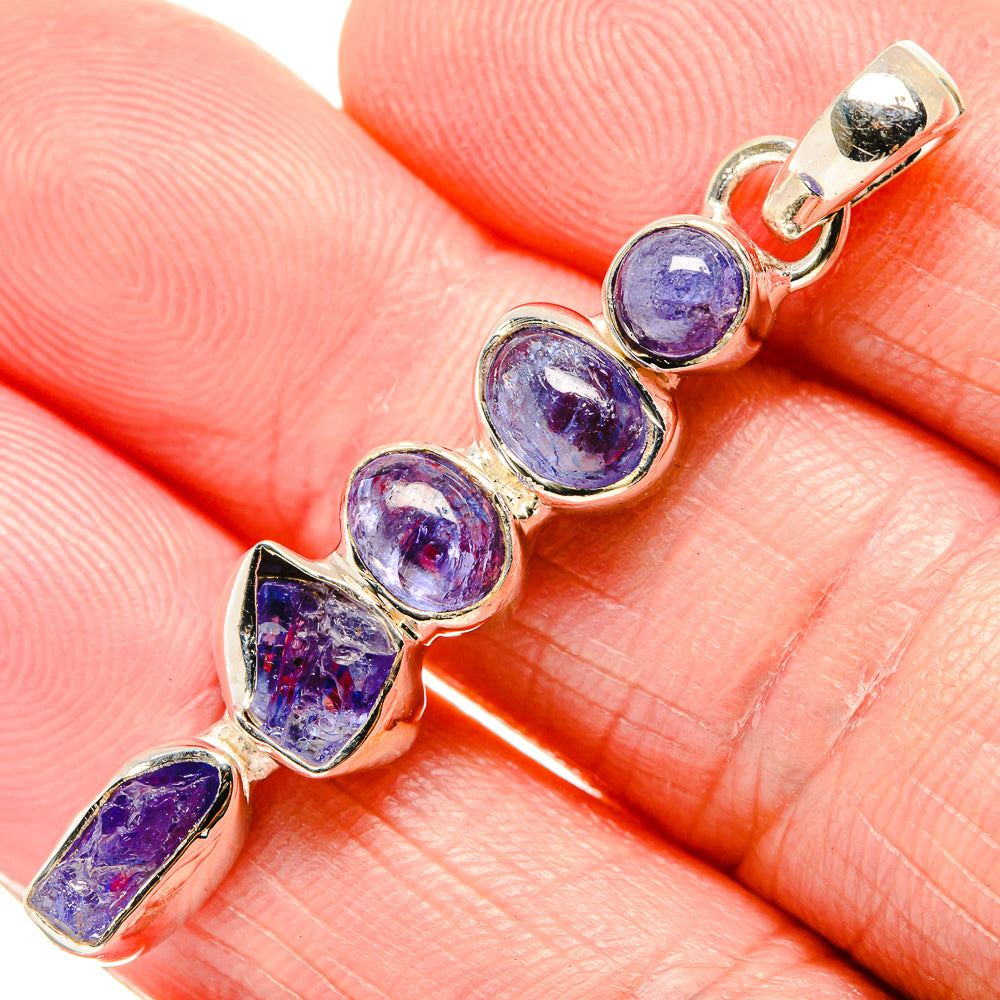 Tanzanite Pendants handcrafted by Anasilvercos - PD36218