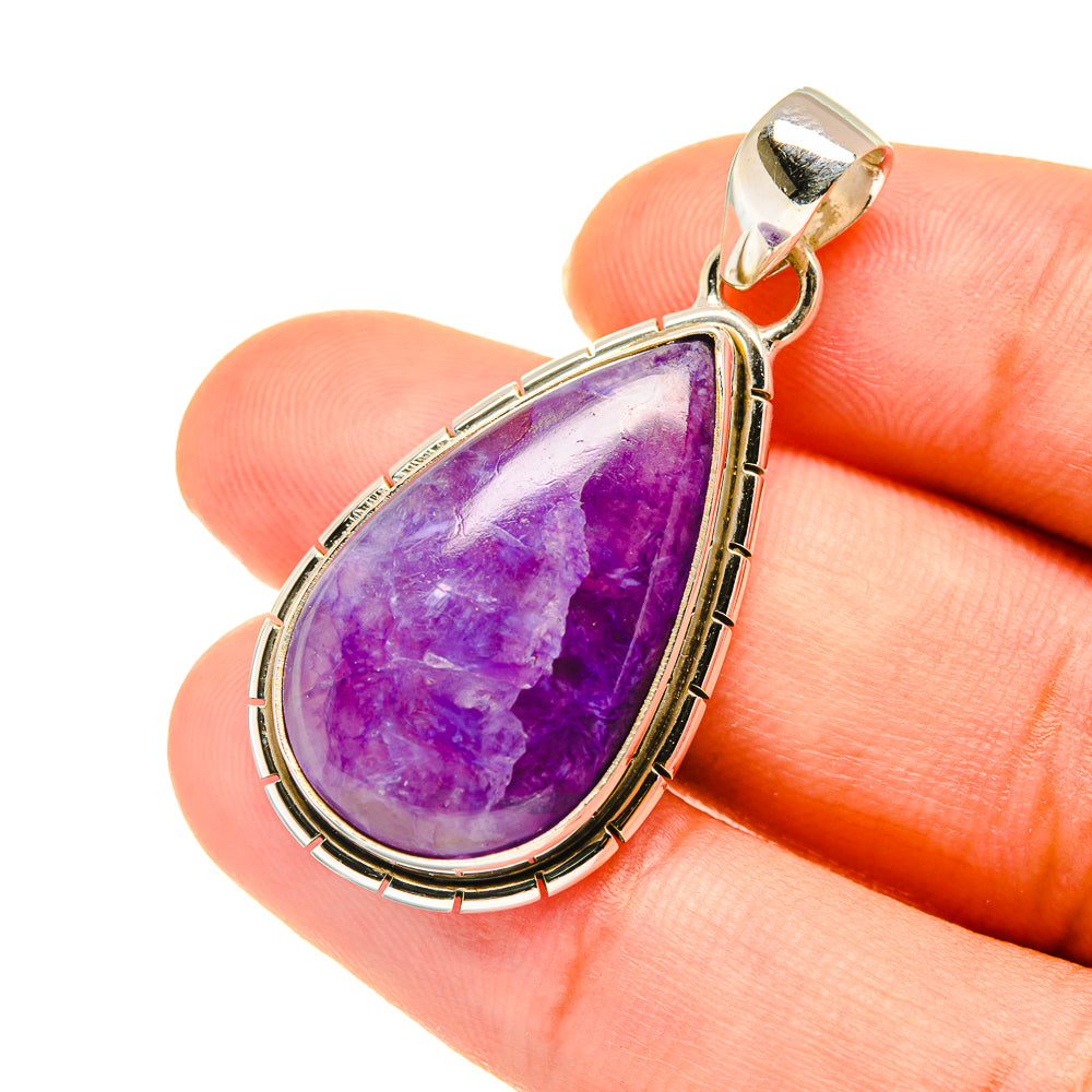 Charoite Pendants handcrafted by Anasilvercos - PD3623