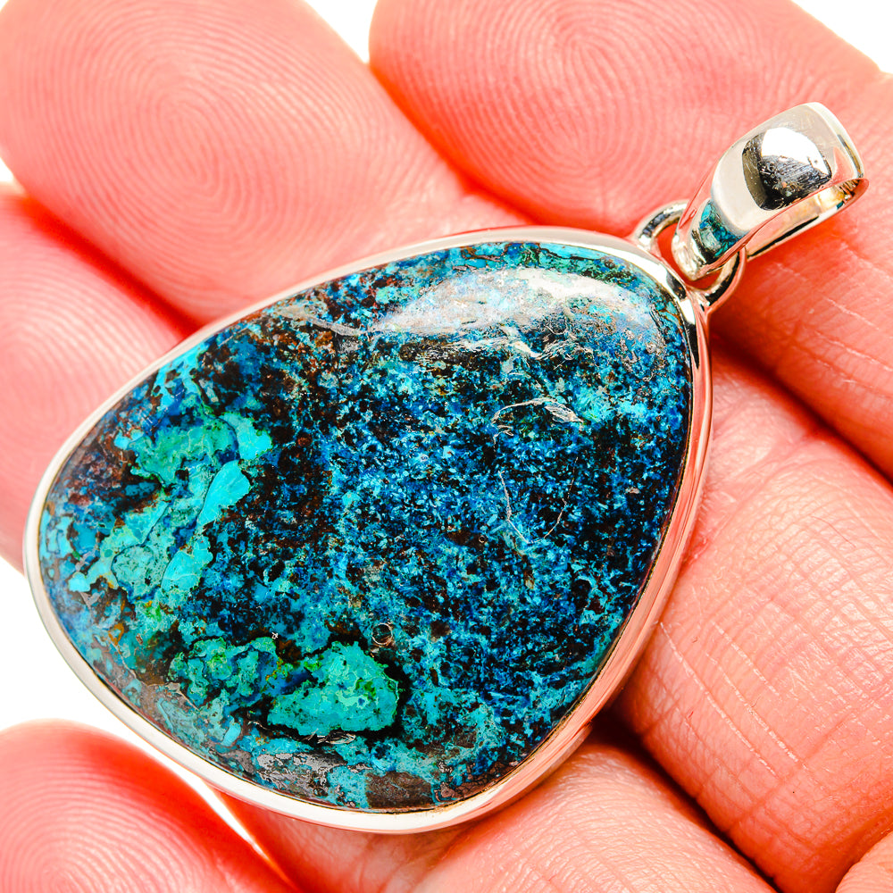 Shattuckite Pendants handcrafted by Anasilvercos - PD36244