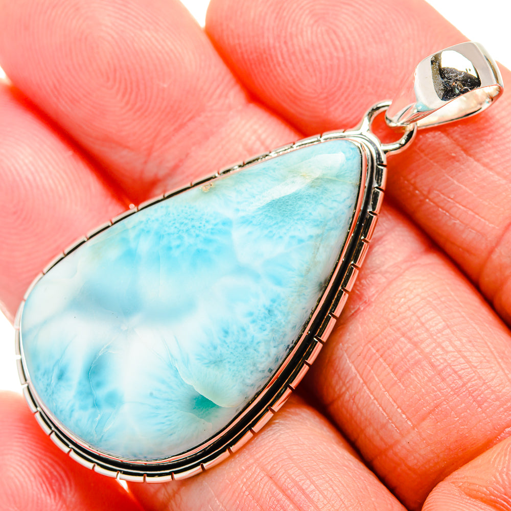 Larimar Pendants handcrafted by Anasilvercos - PD36257