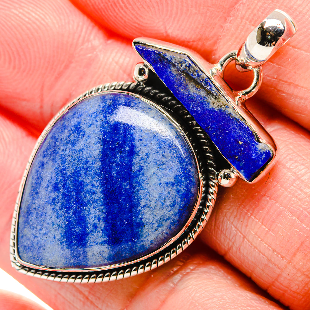 Sodalite, Lapis Lazuli Pendants handcrafted by Anasilvercos - PD36259