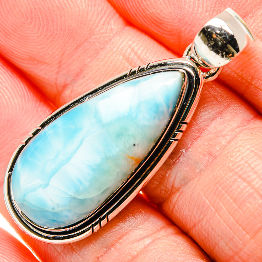 Larimar Pendants handcrafted by Anasilvercos - PD36401