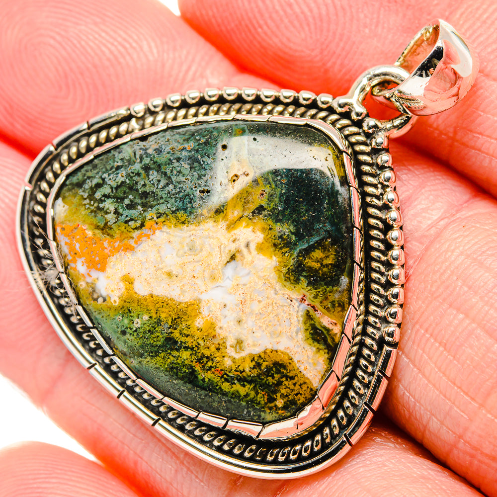 Ocean Jasper Pendants handcrafted by Anasilvercos - PD36406