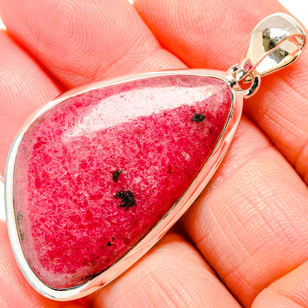 Rhodonite Pendants handcrafted by Anasilvercos - PD36413