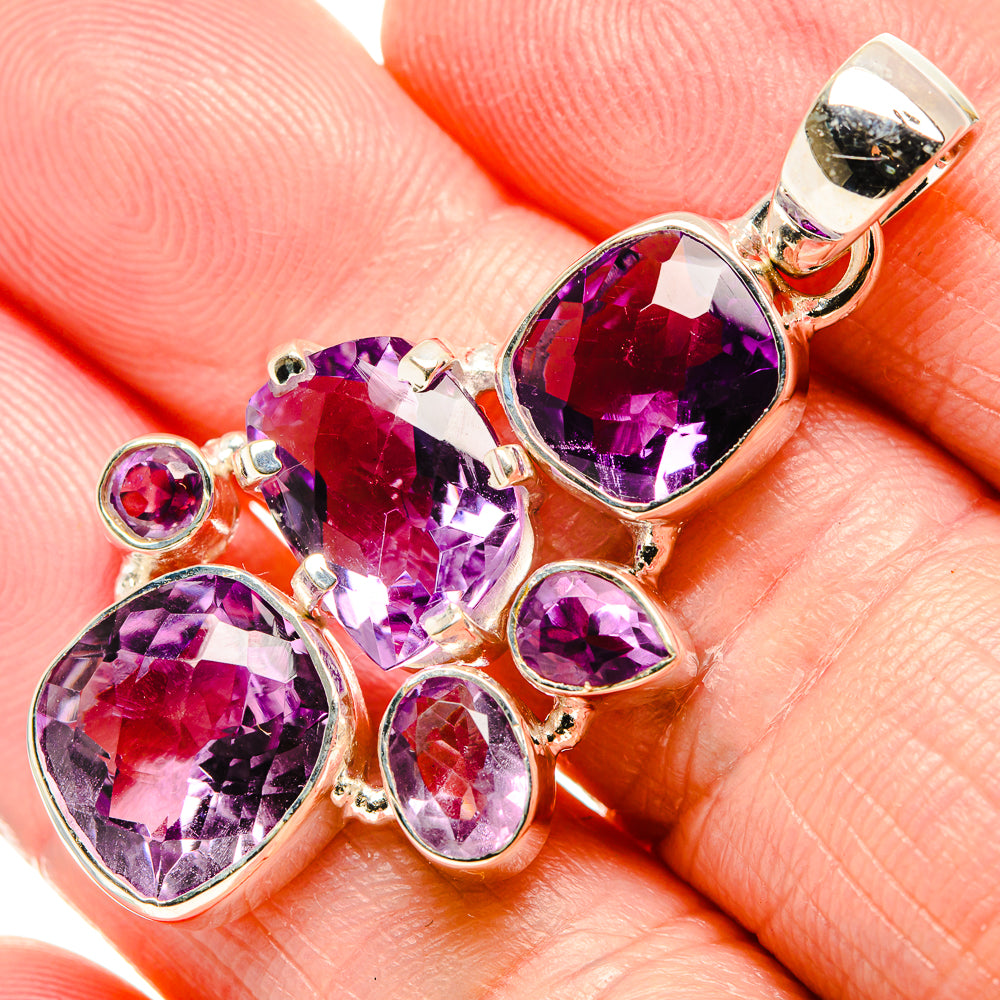 Amethyst Pendants handcrafted by Anasilvercos - PD36433