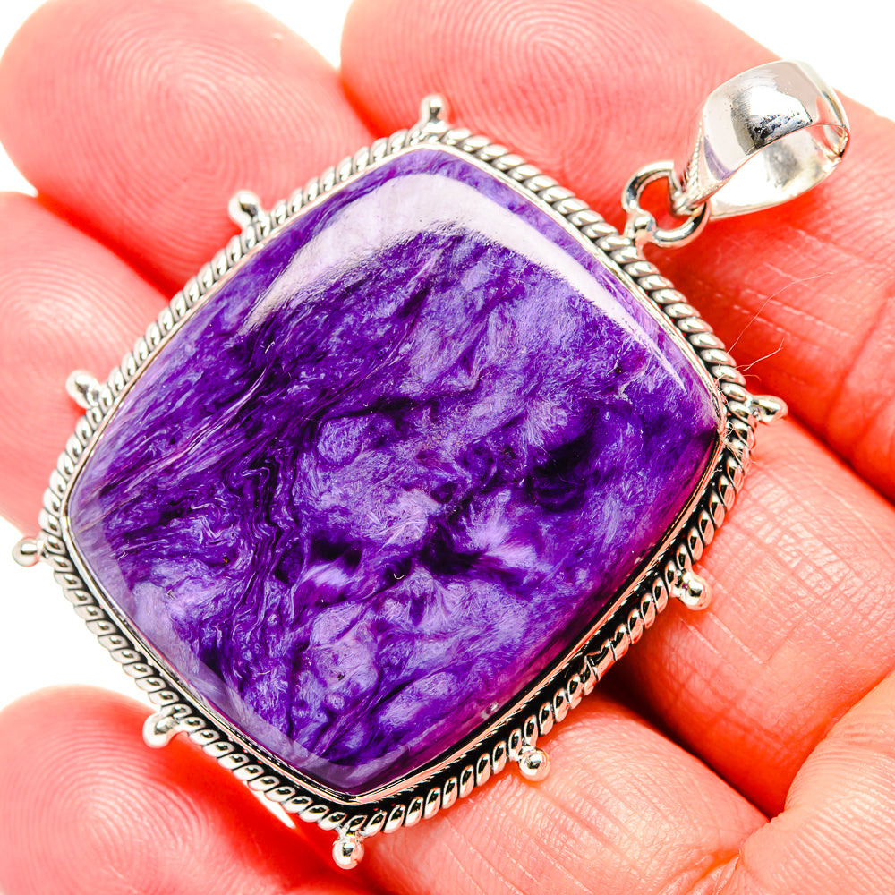 Charoite Pendants handcrafted by Anasilvercos - PD36451
