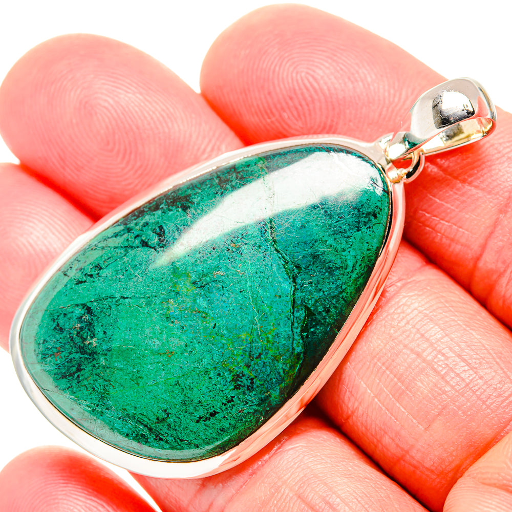 Chrysocolla Pendants handcrafted by Anasilvercos - PD36453