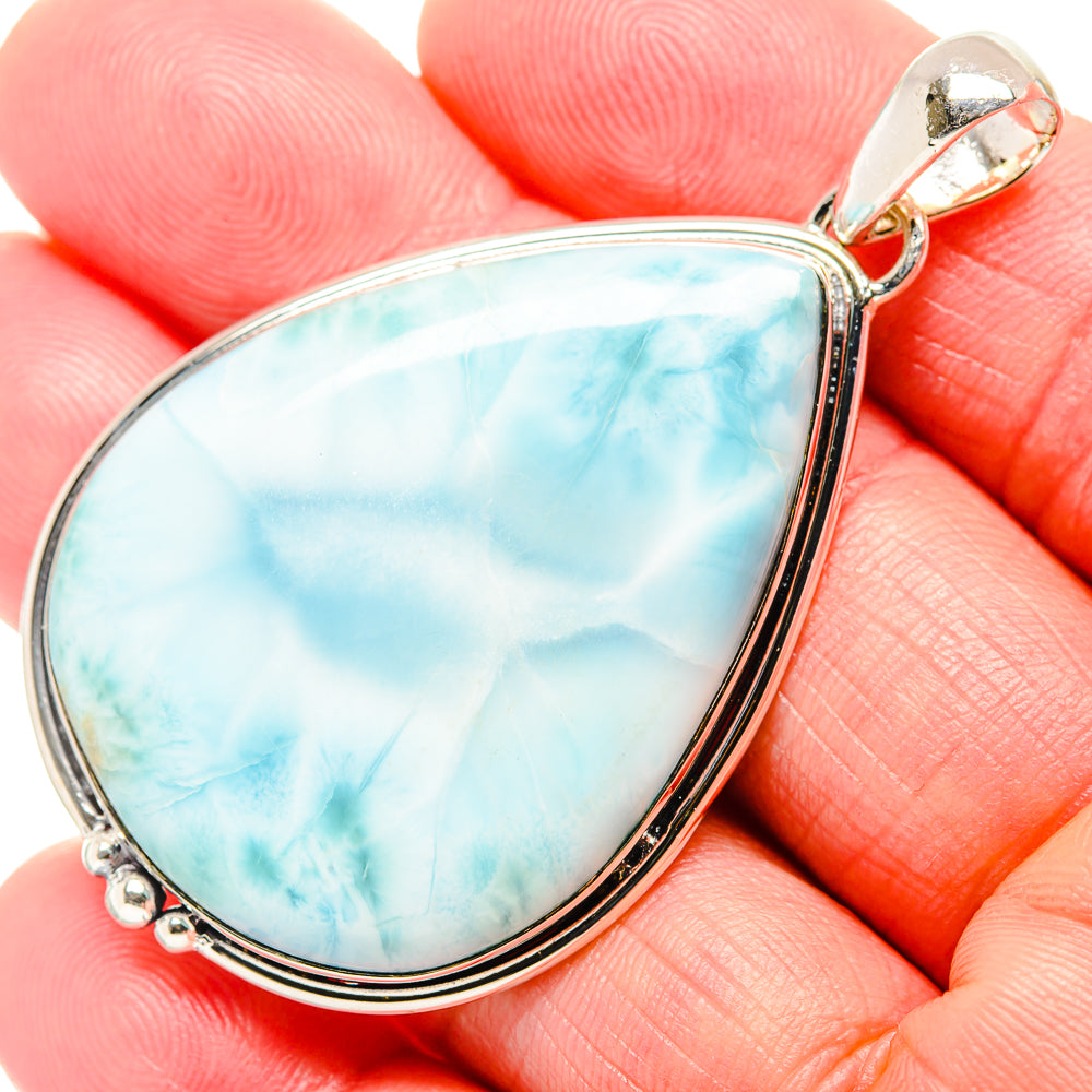 Larimar Pendants handcrafted by Anasilvercos - PD36454