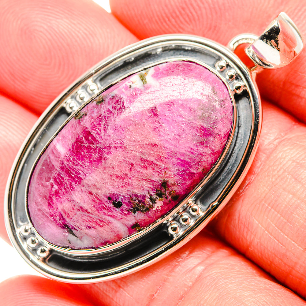 Rhodonite Pendants handcrafted by Anasilvercos - PD36475