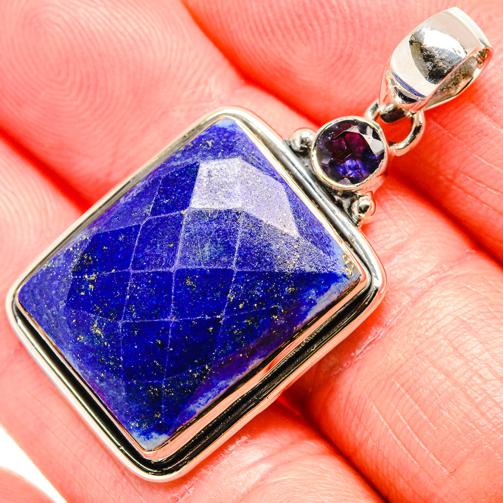 Lapis Lazuli Pendants handcrafted by Anasilvercos - PD36493
