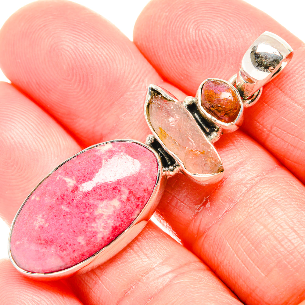 Rhodochrosite Pendants handcrafted by Anasilvercos - PD36529
