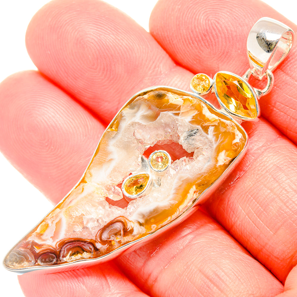 Occo Geode Pendants handcrafted by Anasilvercos - PD36530