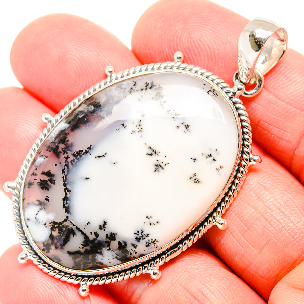 Dendritic Opal Pendants handcrafted by Anasilvercos - PD36536