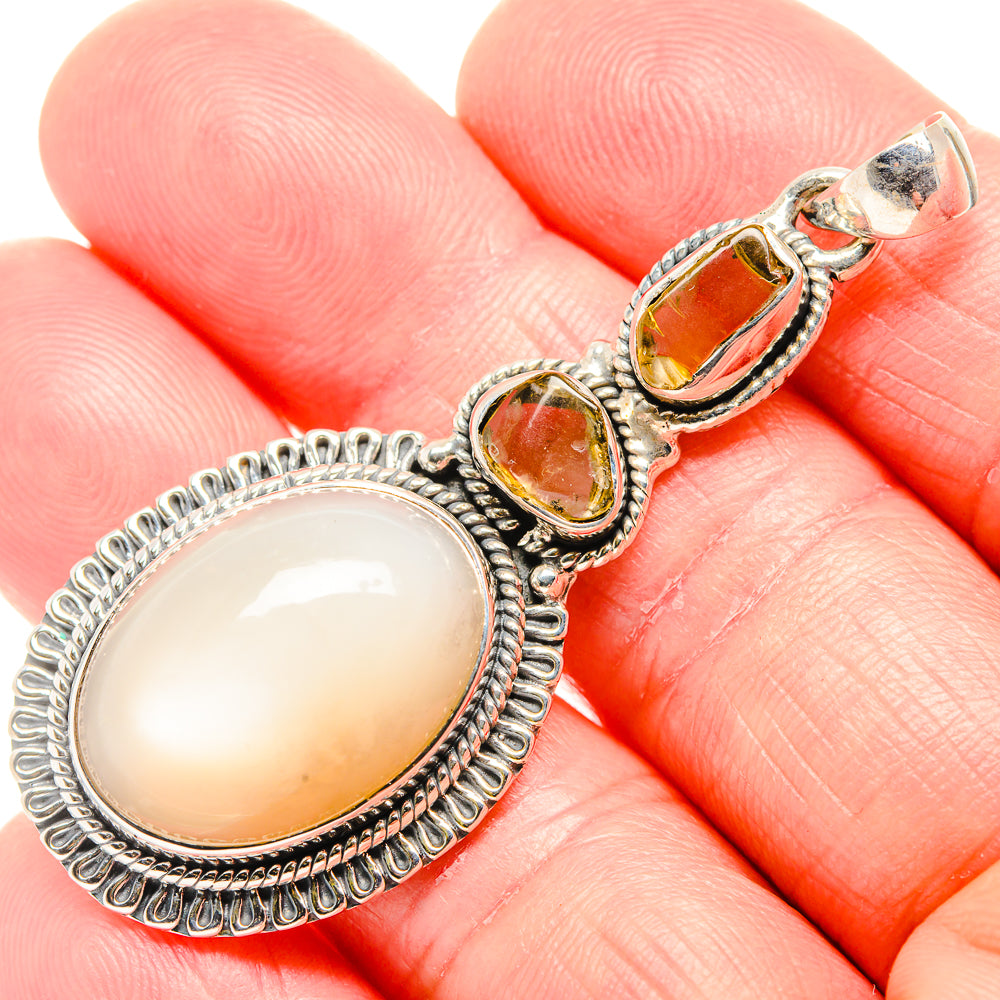 Scolecite Pendants handcrafted by Anasilvercos - PD36550