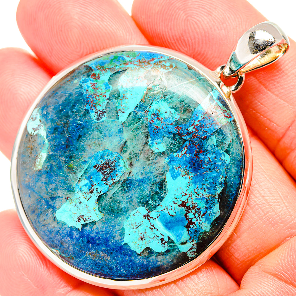 Shattuckite Pendants handcrafted by Anasilvercos - PD36563