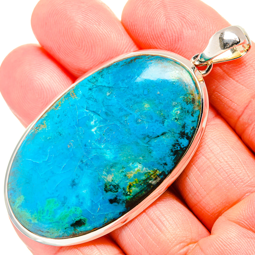 Chrysocolla Pendants handcrafted by Anasilvercos - PD36567