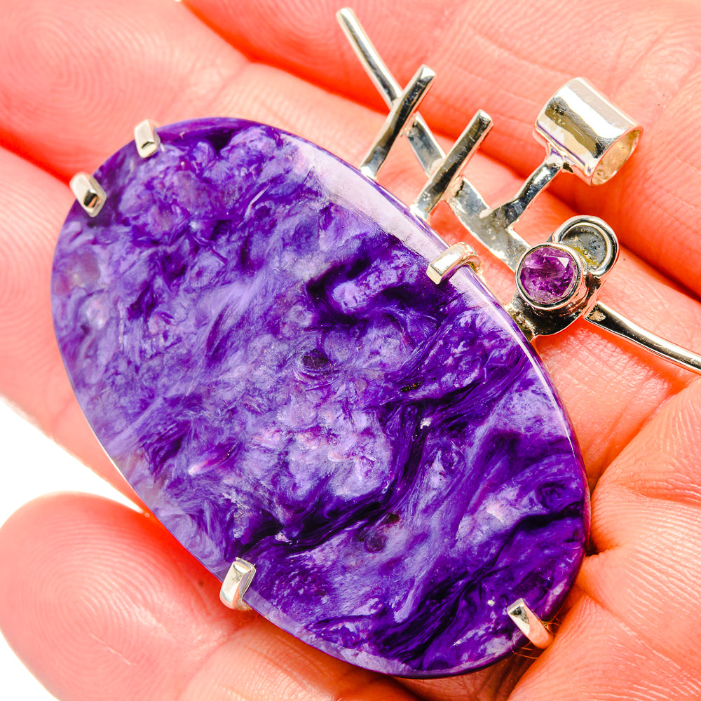 Charoite Pendants handcrafted by Anasilvercos - PD36568