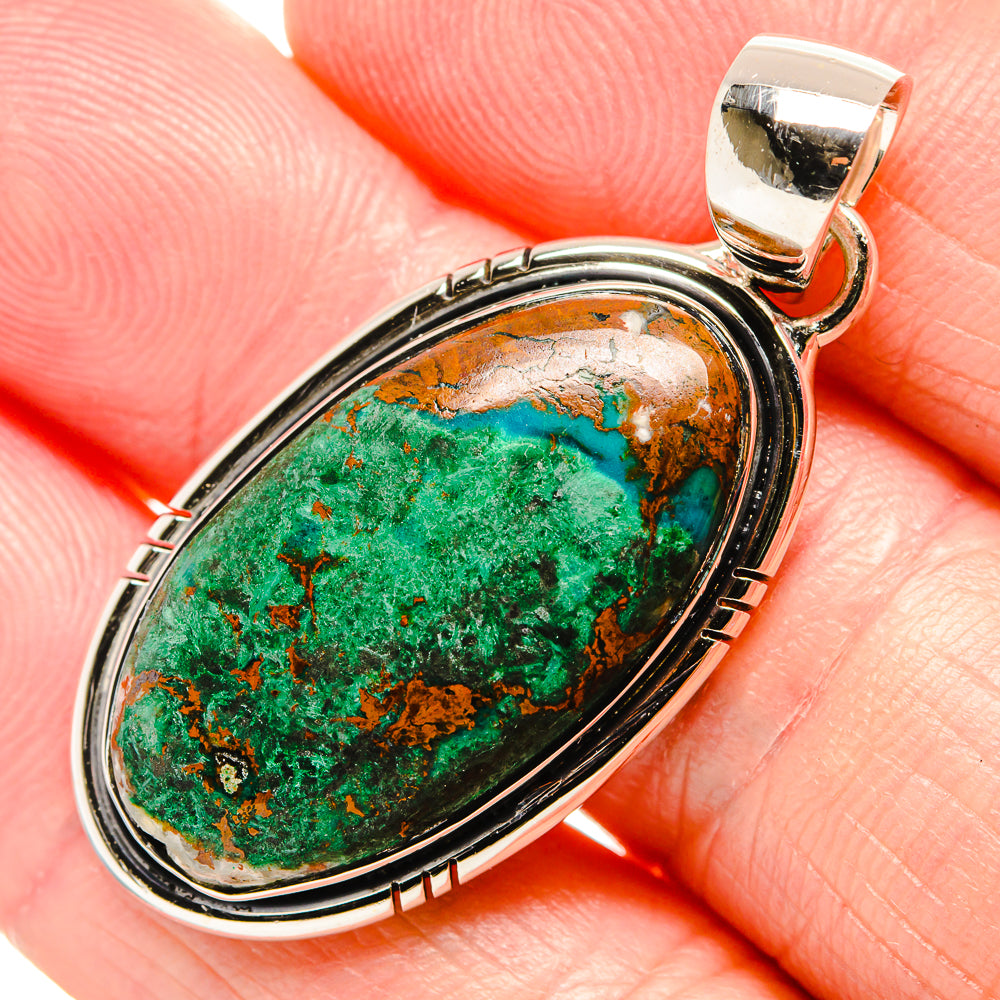 Malachite Pendants handcrafted by Anasilvercos - PD36578