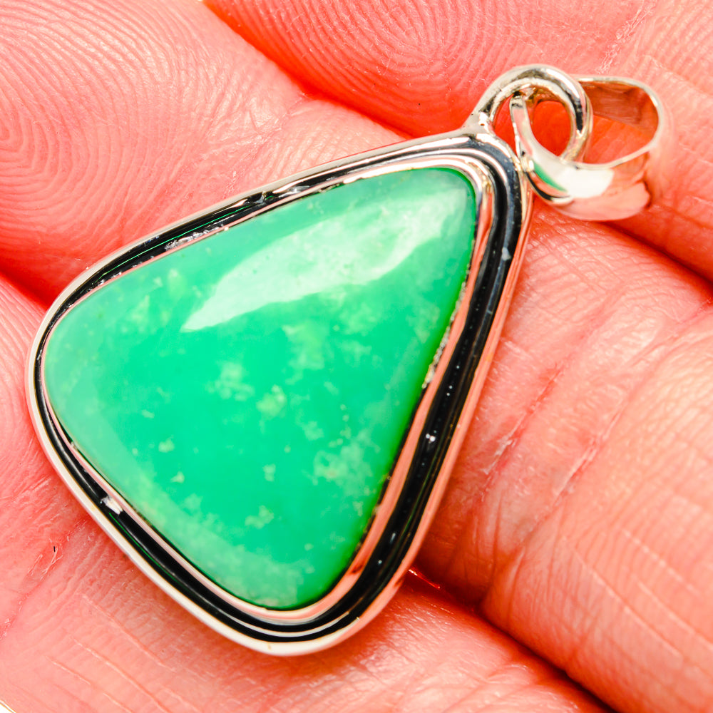 Amazonite Pendants handcrafted by Anasilvercos - PD36587
