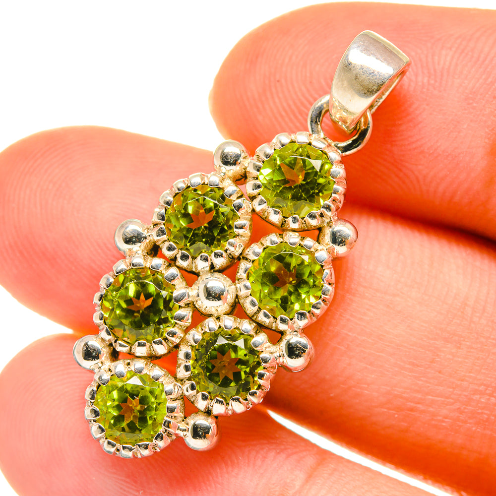 Peridot Pendants handcrafted by Anasilvercos - PD3659