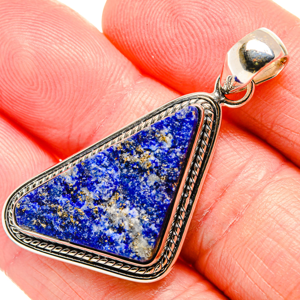 Lapis Lazuli Pendants handcrafted by Anasilvercos - PD36593