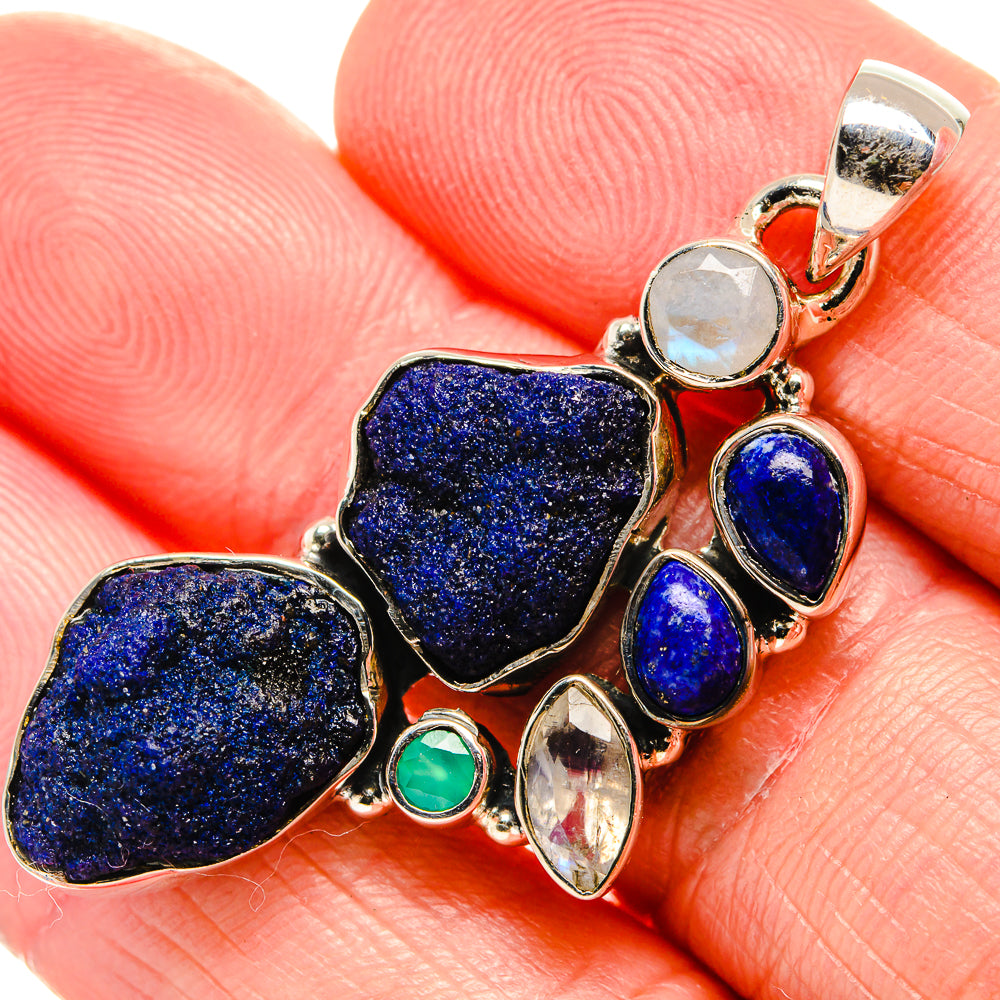 Lapis Lazuli Pendants handcrafted by Anasilvercos - PD36597