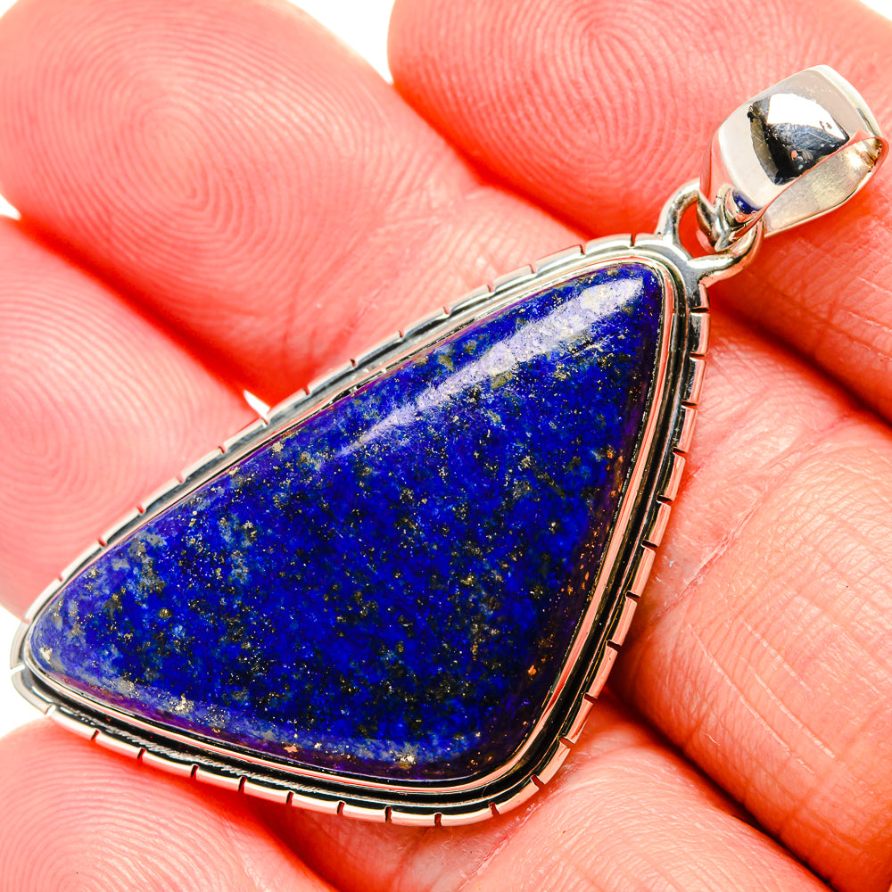 Lapis Lazuli Pendants handcrafted by Anasilvercos - PD36601