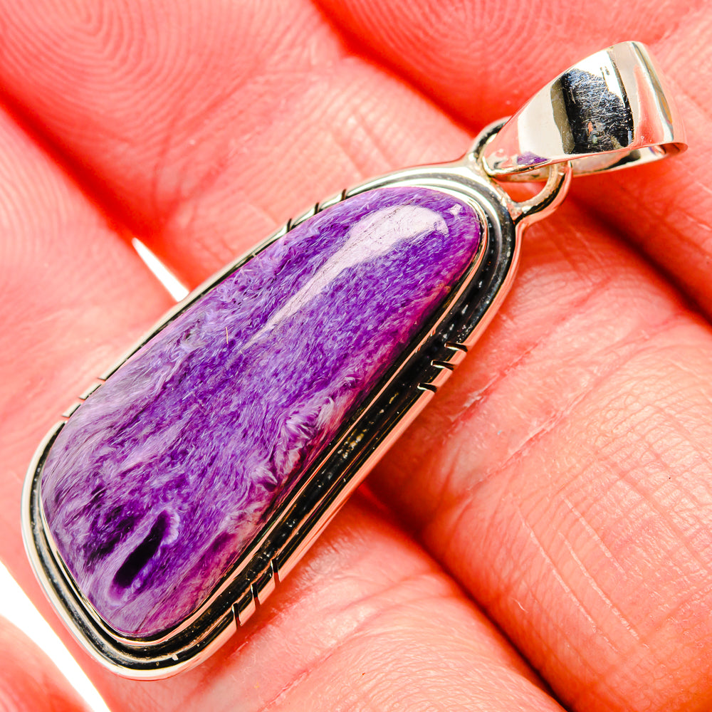 Charoite Pendants handcrafted by Anasilvercos - PD36602