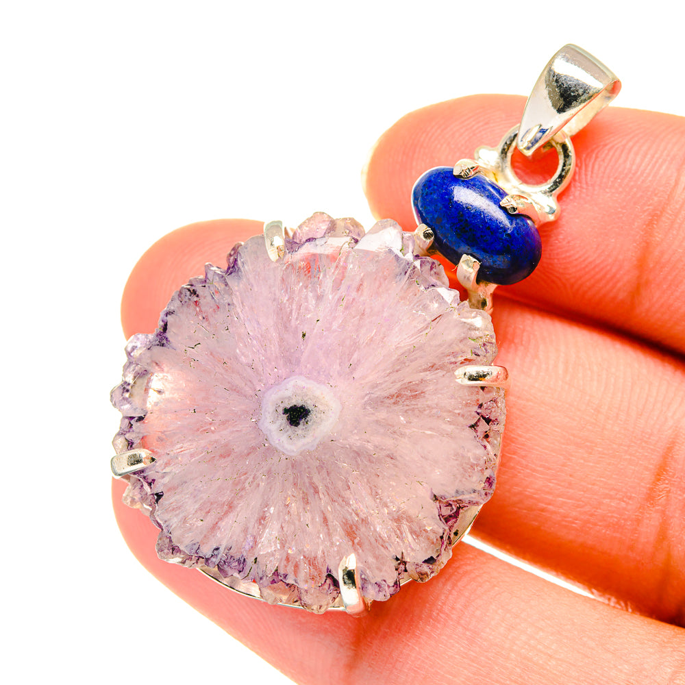 Amethyst Stalactite Pendants handcrafted by Anasilvercos - PD3661