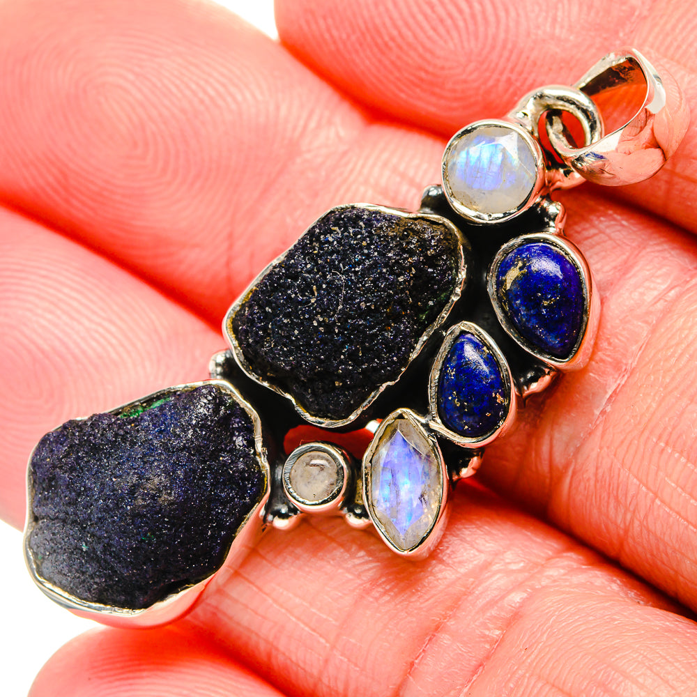 Lapis Lazuli Pendants handcrafted by Anasilvercos - PD36611