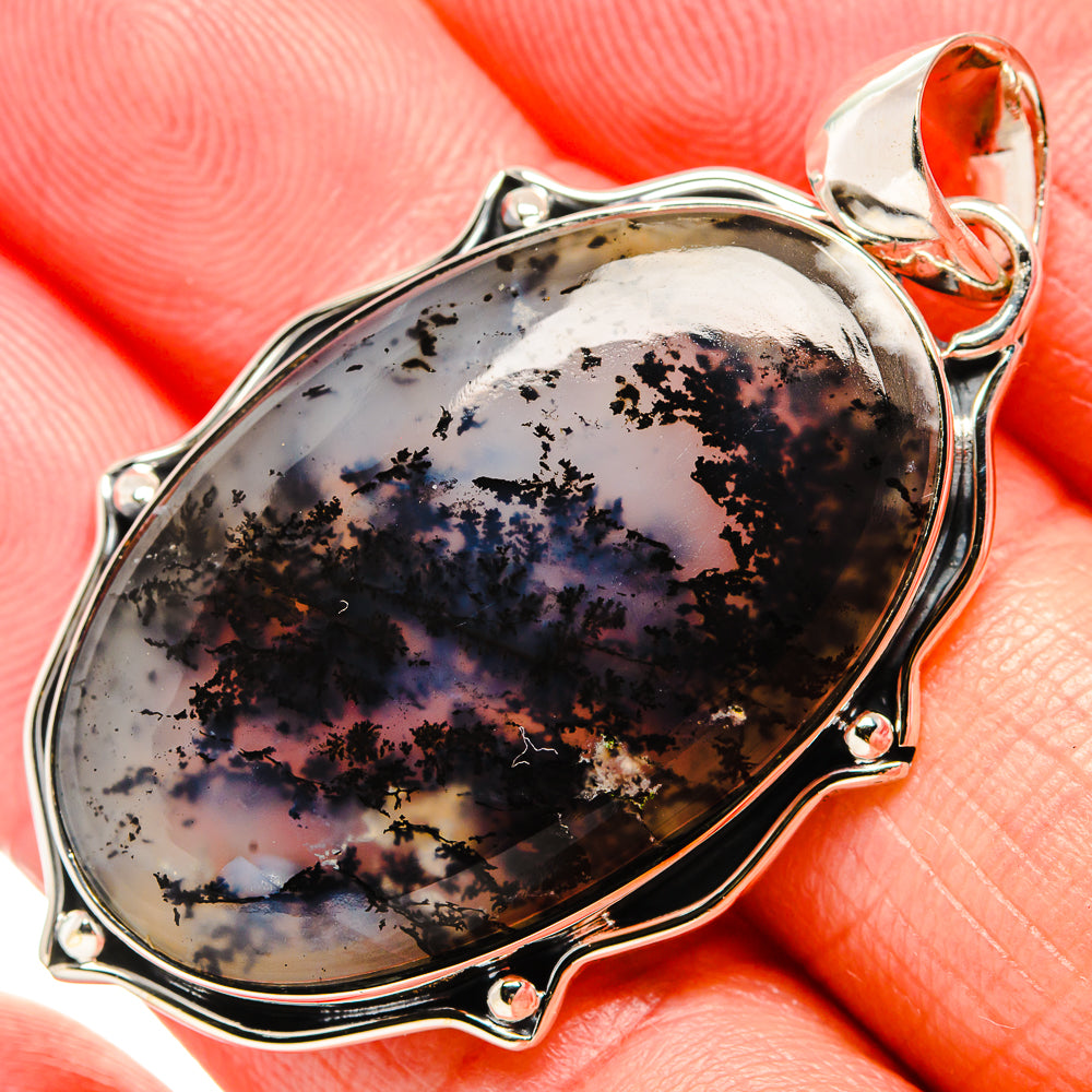 Dendritic Opal Pendants handcrafted by Anasilvercos - PD36616