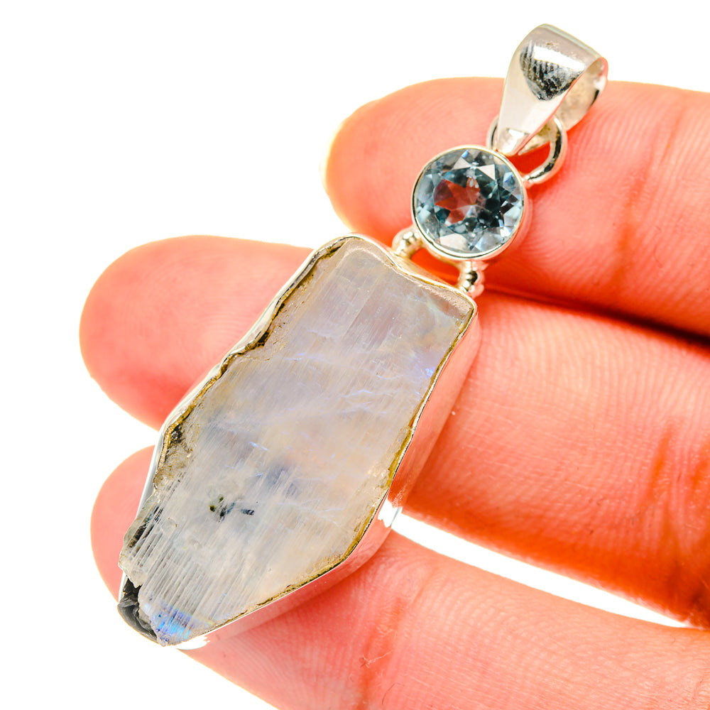 Rose Quartz Pendants handcrafted by Anasilvercos - PD3663