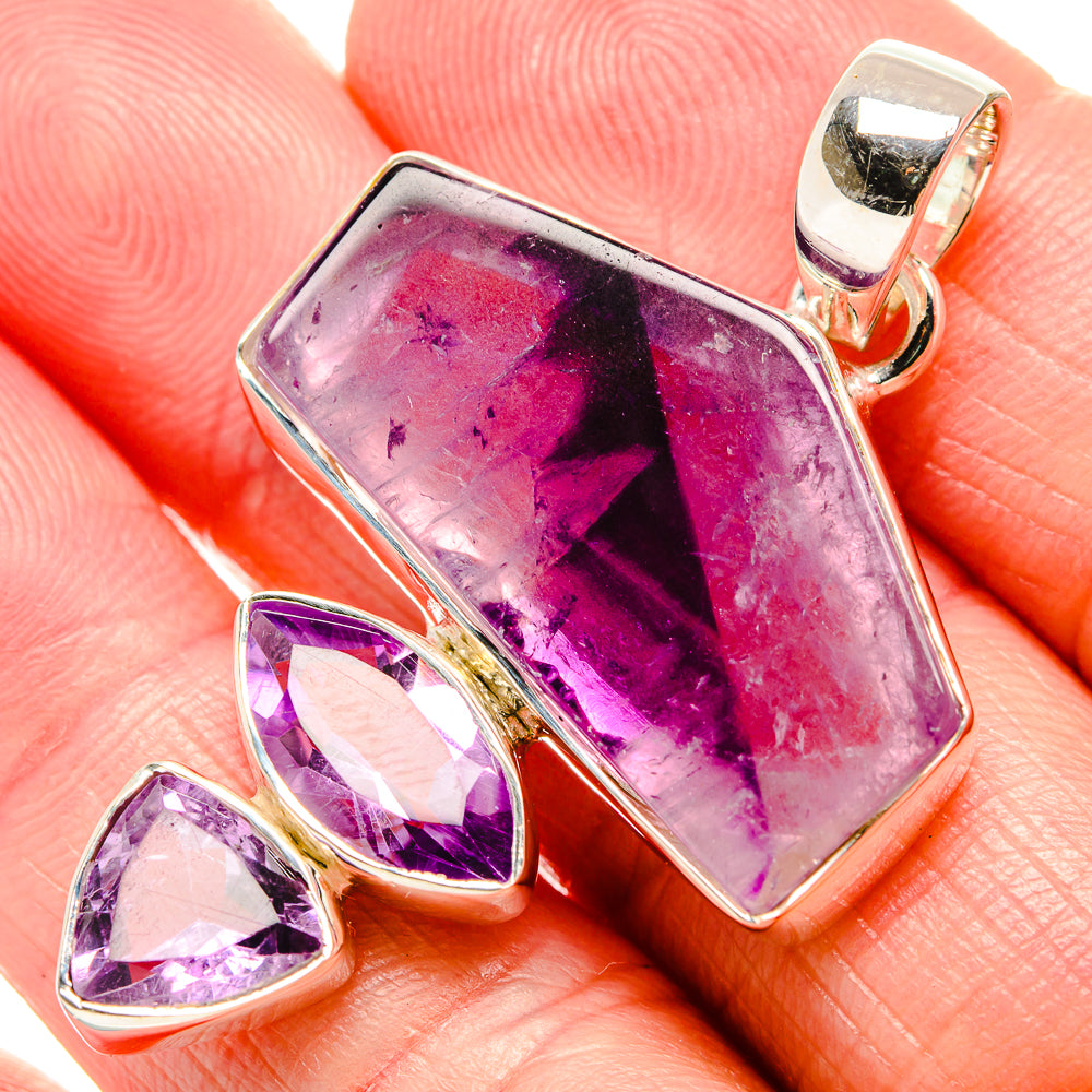 Amethyst Pendants handcrafted by Anasilvercos - PD36634