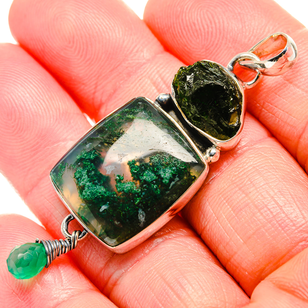 Chrysocolla Pendants handcrafted by Anasilvercos - PD36645