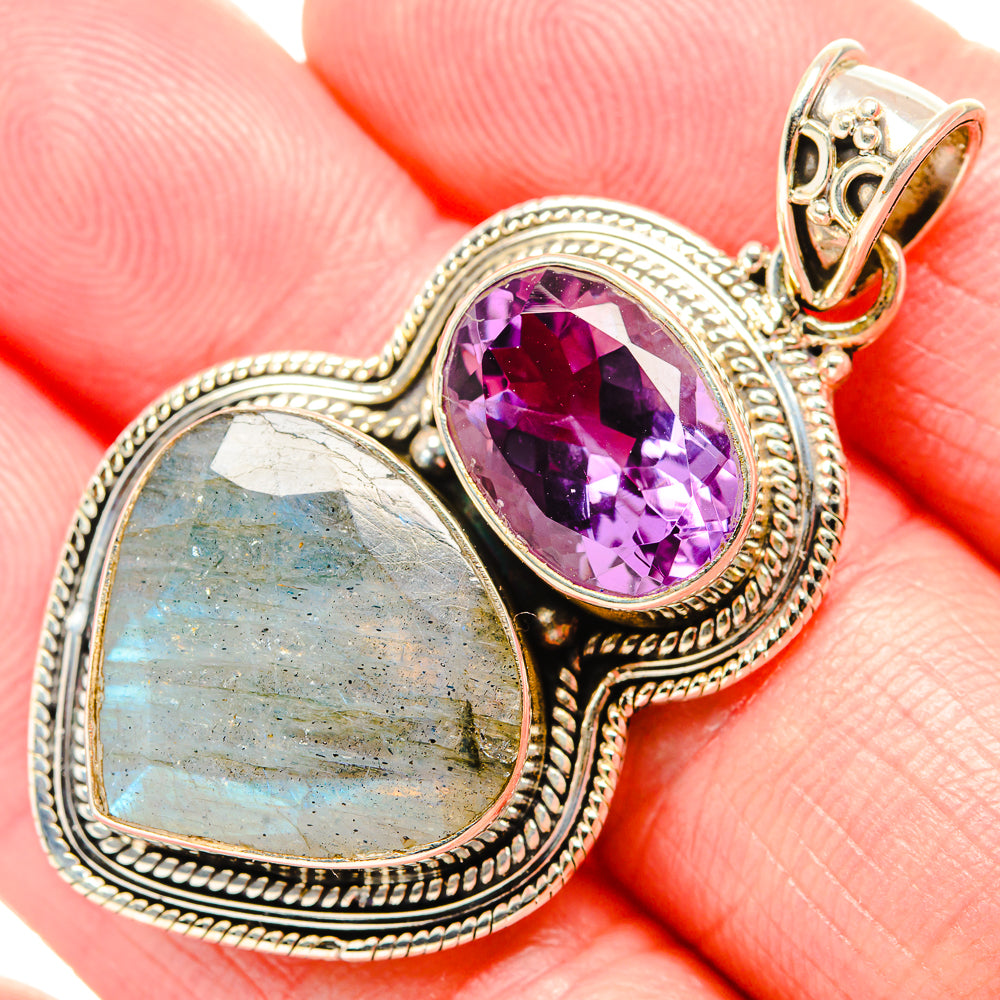 Labradorite Pendants handcrafted by Anasilvercos - PD36658