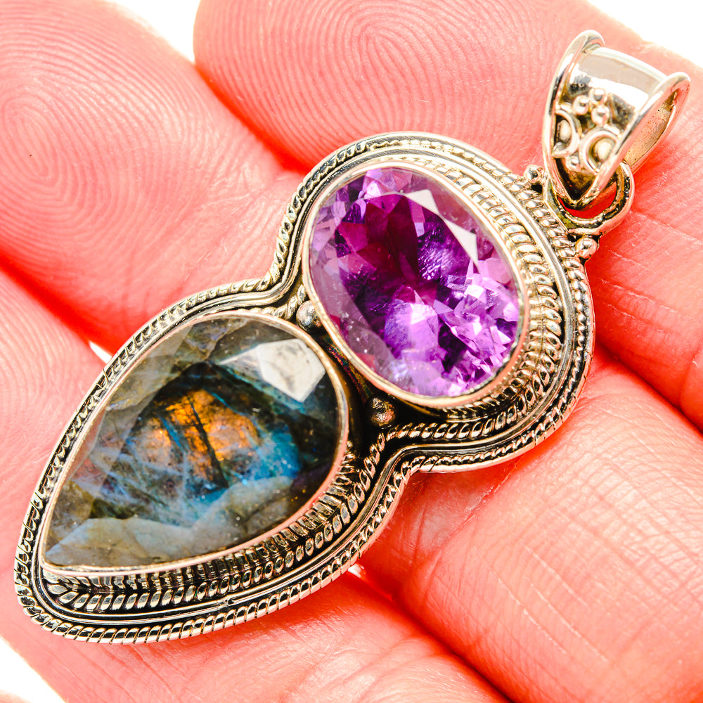 Labradorite Pendants handcrafted by Anasilvercos - PD36659