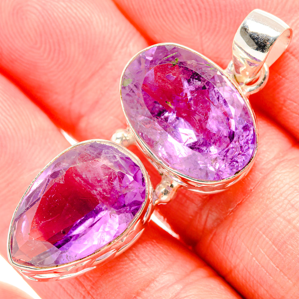 Amethyst Pendants handcrafted by Anasilvercos - PD36663