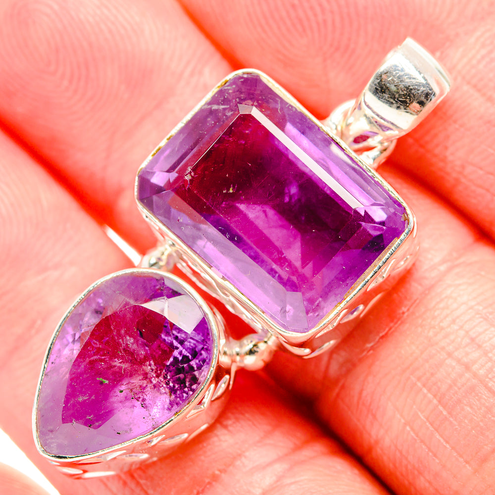 Amethyst Pendants handcrafted by Anasilvercos - PD36667